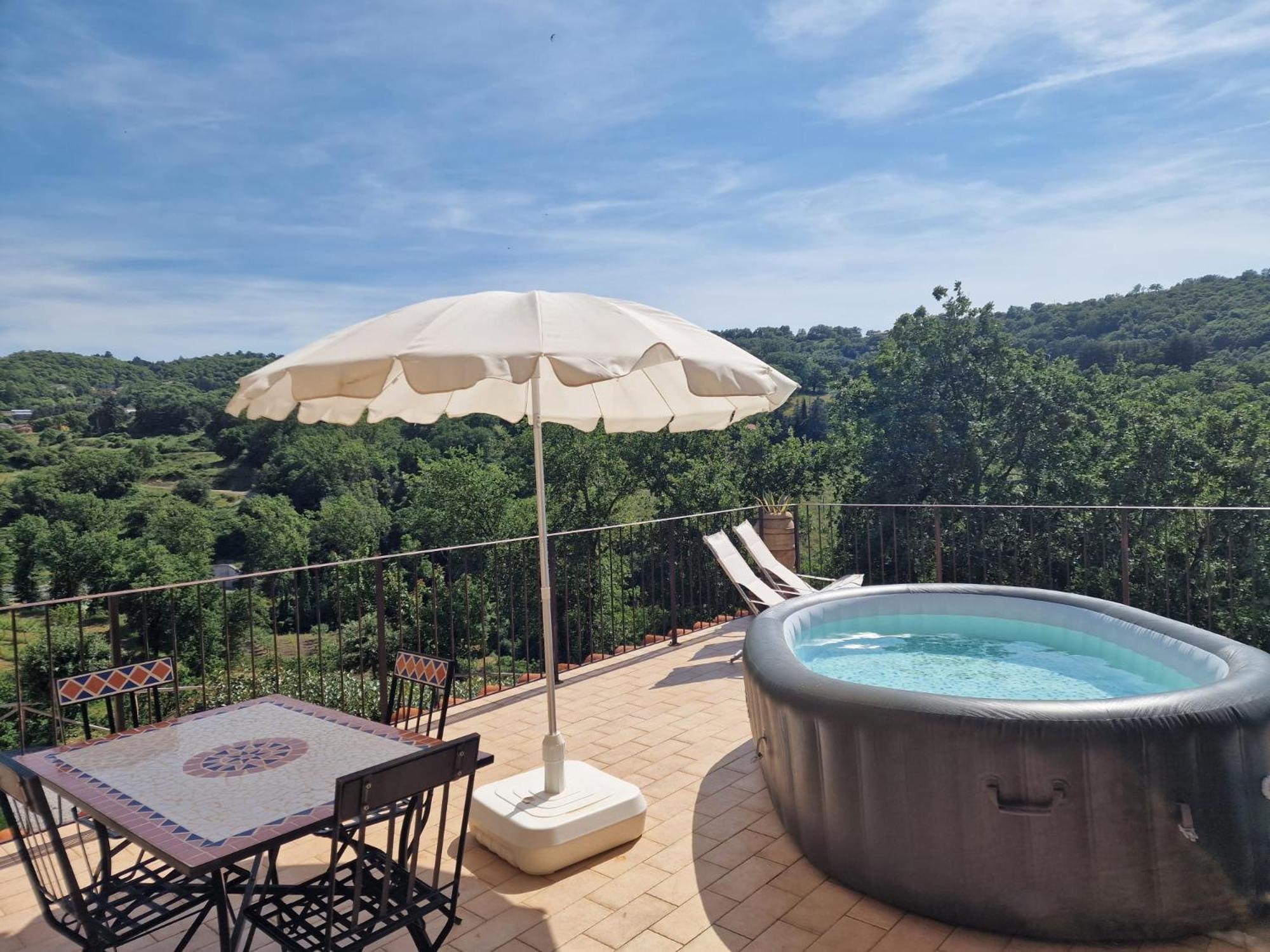 Agriturismo Castello Delle Fornaci - Private Jacuzzi Arcidosso Exteriör bild